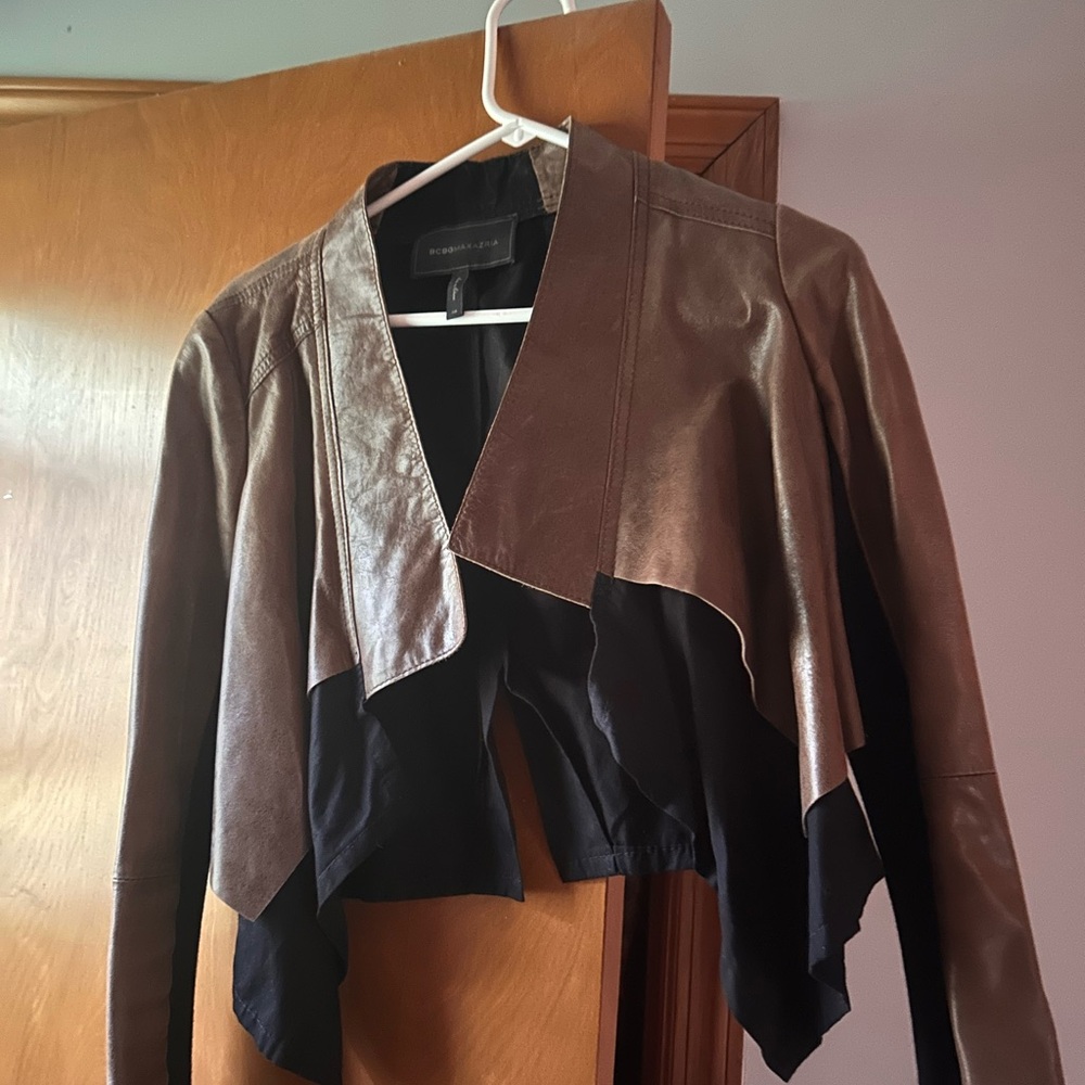 BCBGMaxAzria Brown Leather Jacket